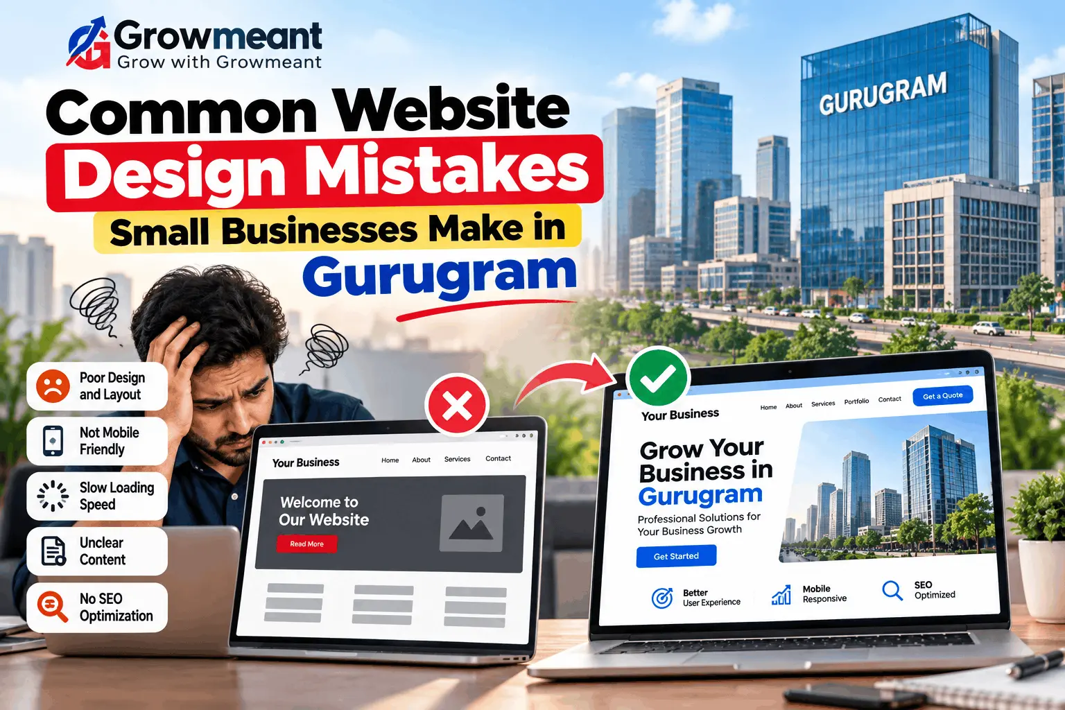 Website Design Mistakes_ Gurugram Edition